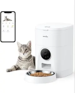 まちこ様専用　Wansview 自動給餌器 猫犬対応 300万高画素カメラ付