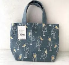 新品　ランチバッグ　帆布　ミニトート　ハシビロコウのサムネイル