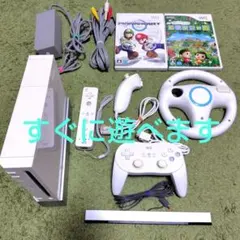 【動作確認済】wii　本体　一式　ソフト　セット　④