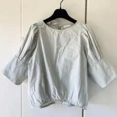 【E hyphen world gallery PEACE 】 ブラウス ミント