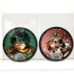 ヒロアカ　カフェ　緑谷　お茶子　トガ　原画展　僕のヒーローアカデミア　コースター