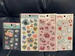 セリアまとめ売り　エンジェルブルー　マリーちゃん　ベイマックス　シール