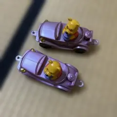 ミニカーディズニーハッピーセット くまのプーさん 車型フィギュア 2個セット