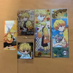 鬼滅の刃　シール　我妻善逸セット