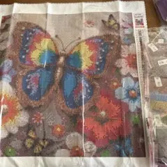 ダイアモンドアートスクエア　蝶々