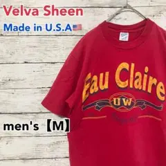 ●T430【アメリカ製】ベルバシーン Tシャツ レッド系 men's【M】のサムネイル