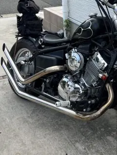 引取or着払】ドラッグスター400 ハートビート マフラー - メルカリ