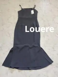 新品louere ルエレ キャミワンピース　チャコールグレー　ロングワンピース