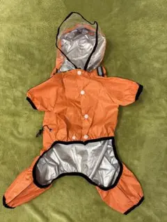 小型犬　レインコート　L オレンジ