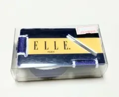 限定特価！☆ELLE(PARIS) ☆ブックバンド 紺色☆ZEBRA