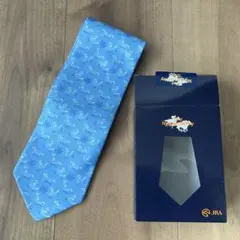 JRA 73回　日本ダービー　ネクタイ　スカイブルー