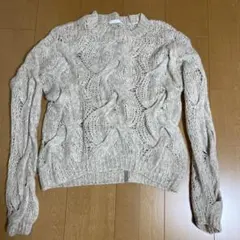 定価三万弱　アルアバイルアルパカ混ニット