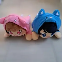 ちろぴの キャラクター フード付きぬいぐるみ 2色 - メルカリ