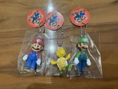 スーパーマリオ　フィギュアマスコット　3種セット