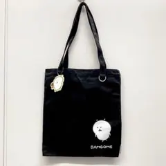 黒 ナガノ 自分ツッコミくま エコバッグ トートバッグ 韓国限定 ちいかわ