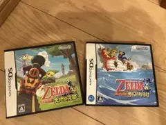 【中古】ゼルダの伝説 夢幻の砂時計 大地の汽笛 2本セット