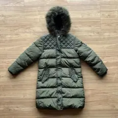 NEXT オリーブ ロングダウンジャケット