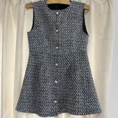 グレイル　ツイード ペプラムベスト Fサイズ