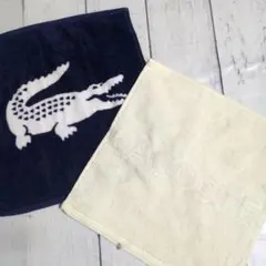 新品　ラコステ　LACOSTE ミニタオルタオルハンカチ　セット