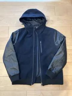 ikka ネイビー・黒 Lサイズ ジャケット