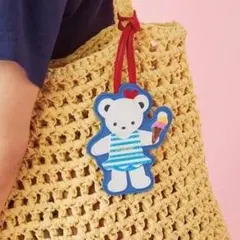 MUVEIL × familiar チャーム 新品 ファミリア ミュベール 青のサムネイル