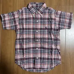 Ralph Lauren ラルフローレン キッズ 半袖チェックシャツ 4