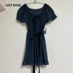 ⭐️新品タグ付⭐️LEST ROSE シアーブラウス フリル リボン 2のサムネイル