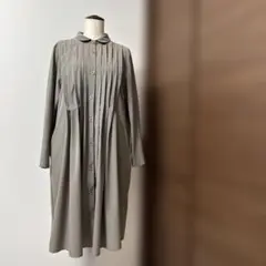 [美品]Lascolinas チュニック　ワンピース　カーキ　コート