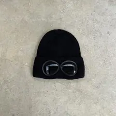 cp company似 ゴーグル ビーニー ニット帽 ブラック シーピー