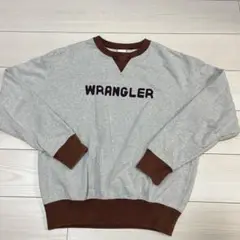 Wrangler グレー ブラウン スウェット M