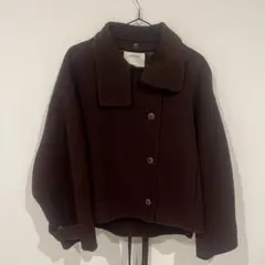 限定値下げnokcha original4wayオーバー ハーフコート WINE