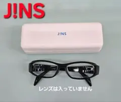 JINS スポーティー ブラックフレーム メガネ