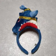 サメカチューシャ DANGERテープ付き