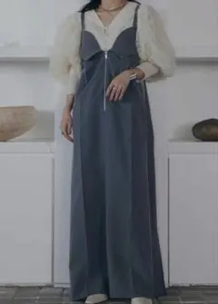 Ameri SIDE MARBELT LADY LIKE DRESS SHサイズ