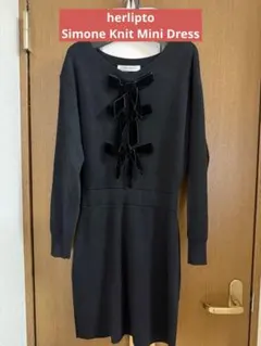 herlipto Simone Knit Mini Dress ミニワンピース