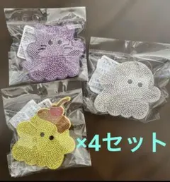 オバケーヌ　ラインストーンマスコット　3点セット×4セット＋バラおまけ