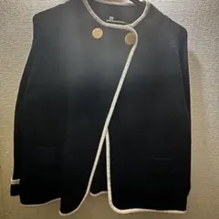 Schottショット 半袖パンチングレザージャケット ブルー M 3111001