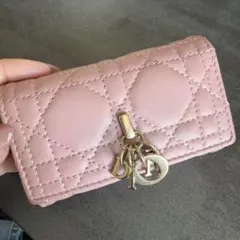 mako様専用 Dior キーケース カナージュ ピンク - メルカリ