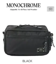 MONOCHROME ブラック ショルダーバッグ