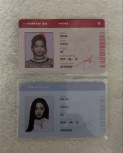 TWICE ツウィ Formula of Love トレカ 2枚セット