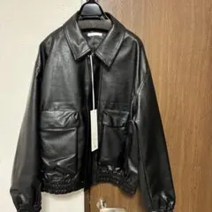 新品　WYM ARTIFICIAL GRAIN SHORT BLOUSON