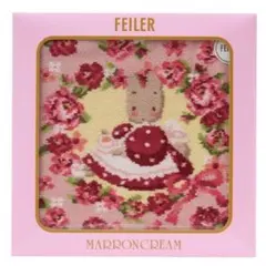 【新品】FEILER フェイラー　マロンクリーム ハンカチ サンリオ
