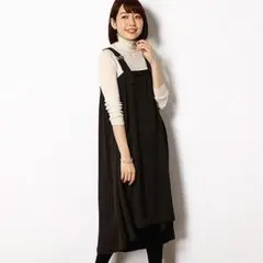 イーハイフン アシメヘム ジャンパースカート サロペットのサムネイル