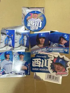 西川遥輝　缶バッジ、ステッカー