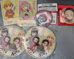 鬼滅の刃　おこしやすバス　京都　缶バッチ　猗窩座　他　6点セット