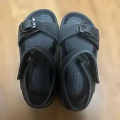 GLOBAL WORK キッズ サンダル ブラック　17cmのサムネイル