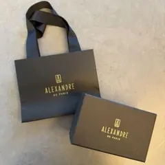 ALEXANDRE DE PARIS 箱・ショップ袋の2点セット