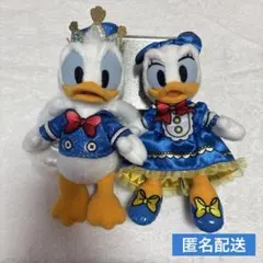 ディズニー　パルパルーザ　ぬいぐるみバッジ　ドナルド　デイジー　ぬいば