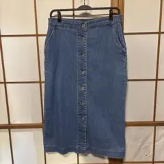 UNIQLO ボタン付きデニムタイトスカート