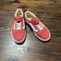 Vans キッズ スニーカー レッド19㎝